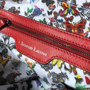 Christian Lacroix Bags - Laser-cutout red tote bag Christian Lacroix Bags - Laser-cutout red tote bag